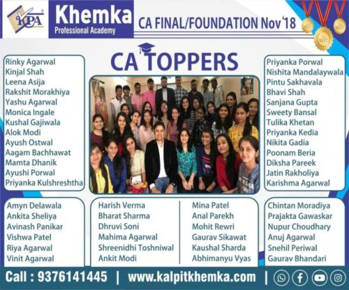 CA Final/Foundation Nov-2018